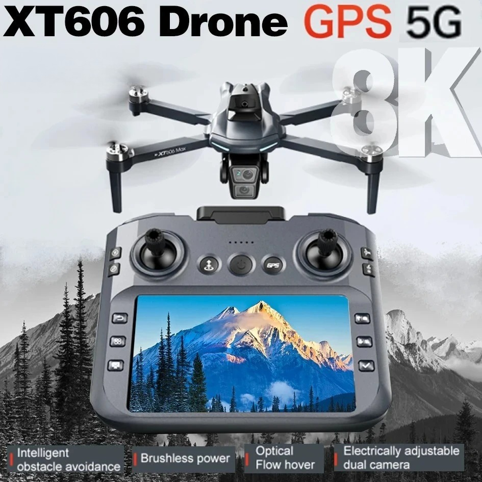 Drone Photogrammetry - Оригинальный дрон XT606 с профессиональной 8K