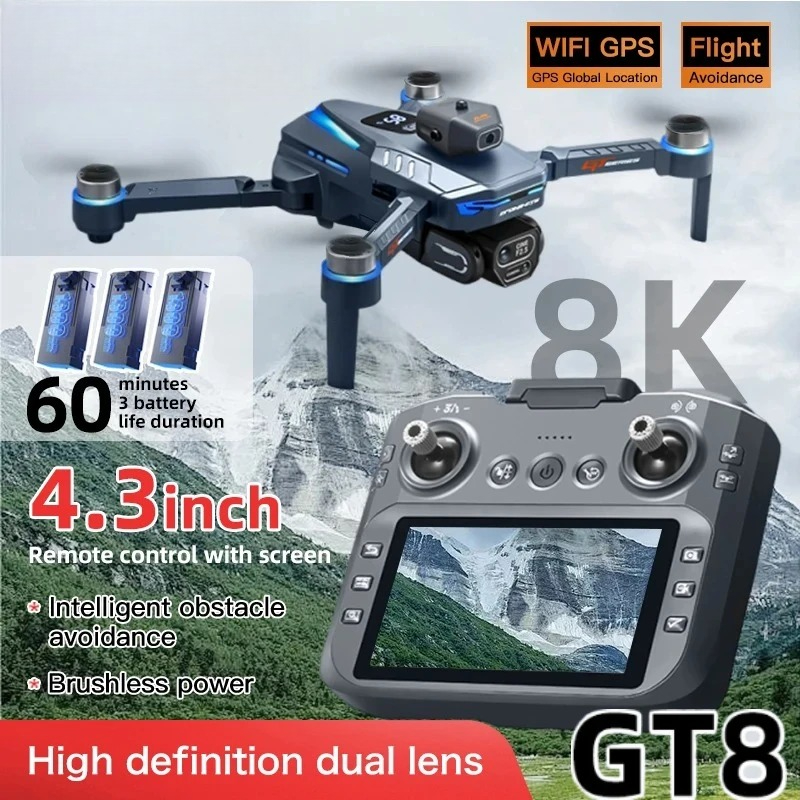 Drone Photogrammetry - Оригинальный дрон GT8 8K с профессиональной