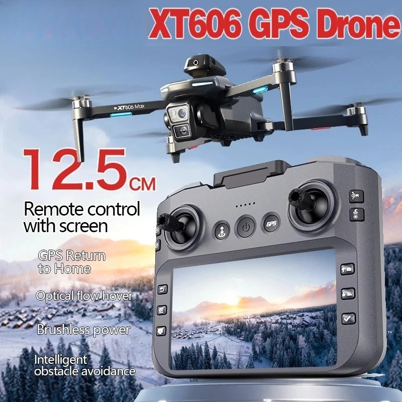 Drone Photogrammetry - Оригинальный дрон XT606 MAX с GPS,