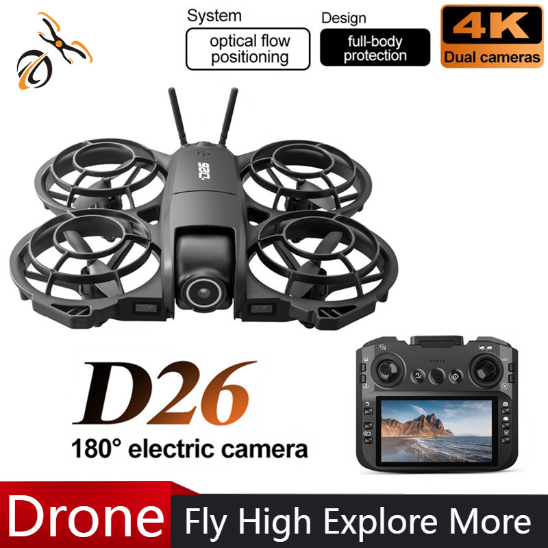Дрон D26 4K Aerial HD 180 °    – обзор и цена Drone Cinematic